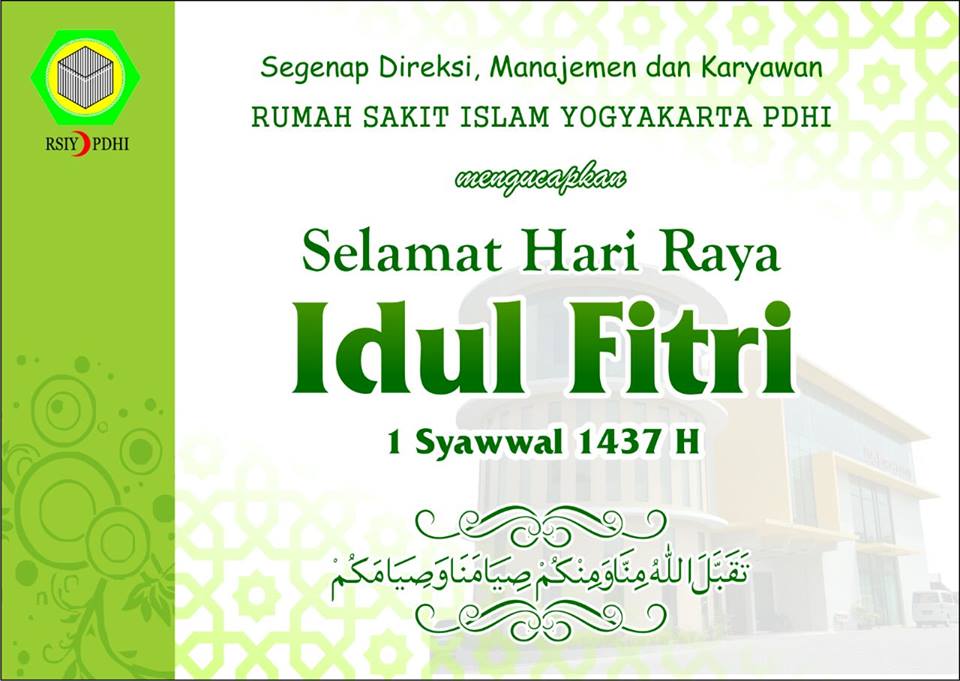 Selamat Hari Raya Idul Fitri 1437 H