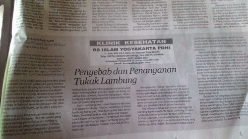 Penyebab dan Penanganan Tukak Lambung