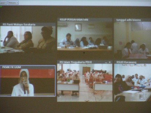 Tingkatkan Kesadaran Tanggap Bencana, RSIY PDHI Ikuti Diklat Teleconference Seminar Hospital Disaster Plan (HDP)