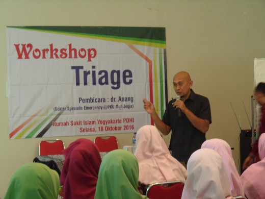 Tingkatkan  Kualitas, Cepat dan Tepat Kondisi Emergency, Diklat Triase Diselenggarakan
