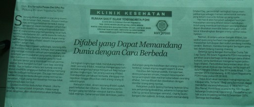 Difabel yang Dapat Memandang Dunia dengan Cara Berbeda