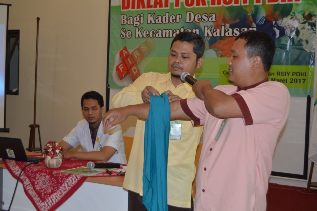RSIY PDHI Selenggarakan Diklat P3K Bagi Kader Kesehatan Se-Kecamatan Kalasan
