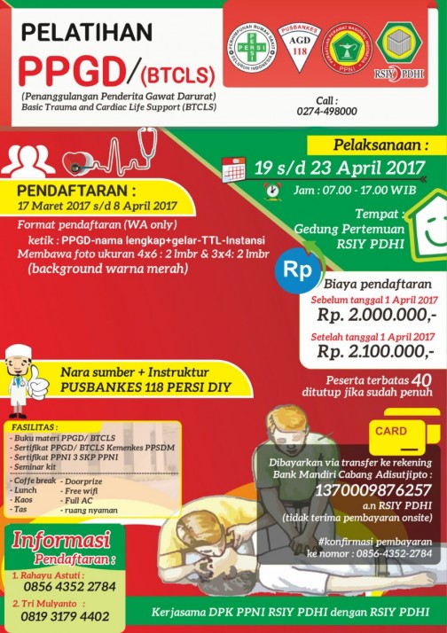 RSIY PDHI Buka Pelatihan Penanggulangan Gawat Darurat