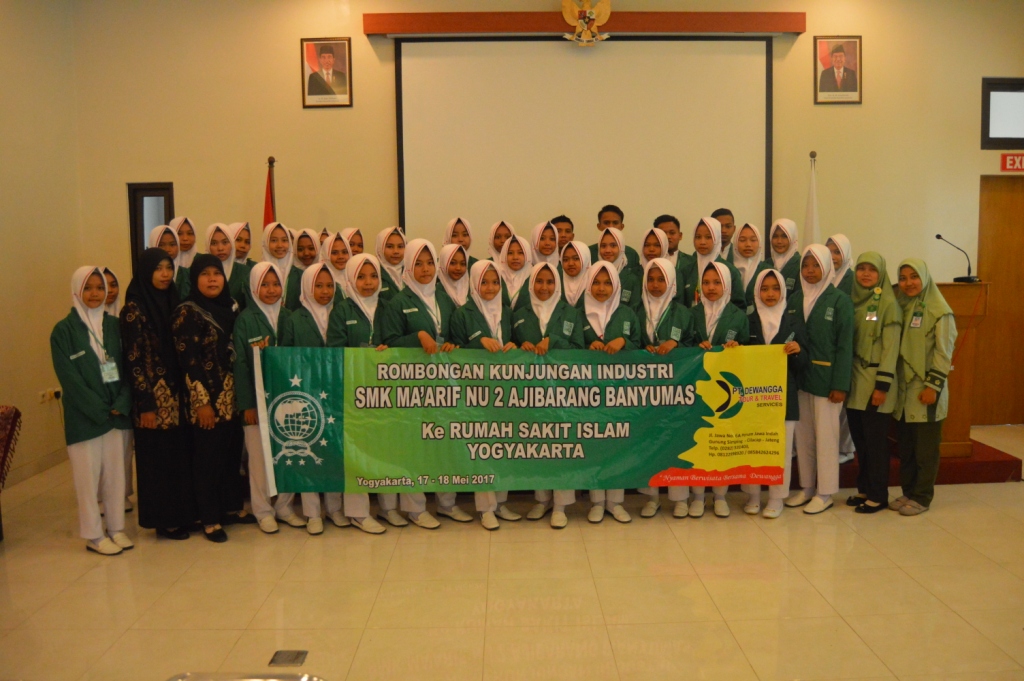 Kunjungan Industri SMK Ma’arif NU Ajibarang Banyumas ke RSIYPDHI