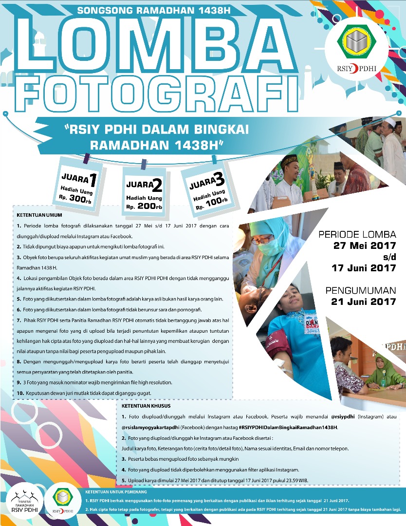 Meriahkan Ramadhan 1438 H, Panram RSIY PDHI Selenggarakan Lomba Fotografi