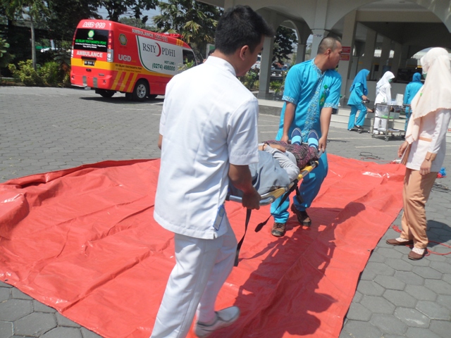 RSIY PDHI Gelar Simulasi Tanggap Darurat Bencana