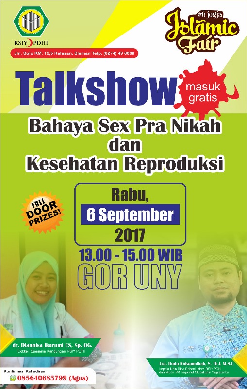 RSIY PDHI Gelar Talkshow “Bahaya Seks Pranikah dan Kesehatan Reproduksi”