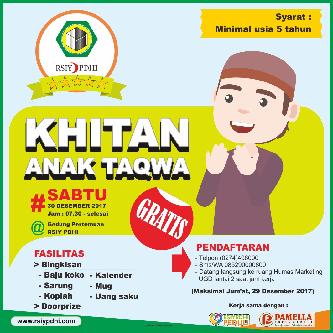 RSIY PDHI Akan Gelar Khitanan Massal Gratis