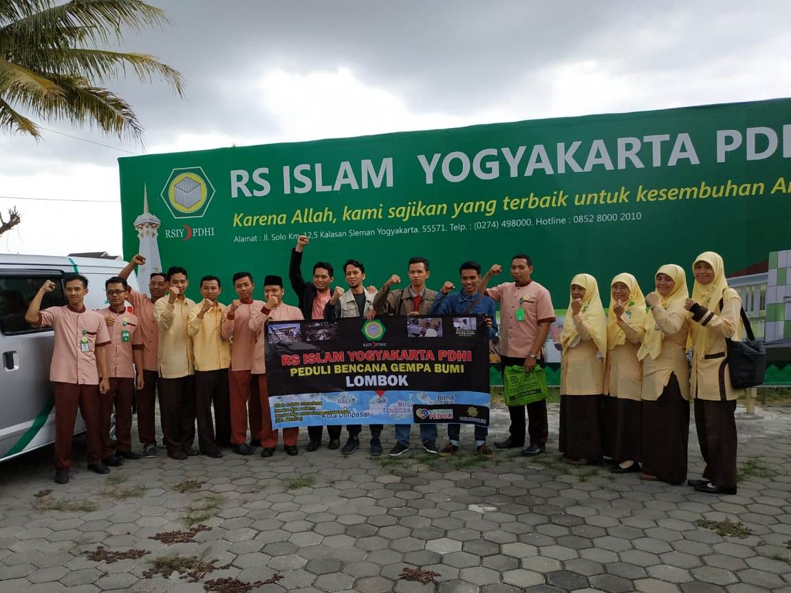 Peduli Gempa Lombok, RSIY PDHI Kirim Tim Medis Ke NTB