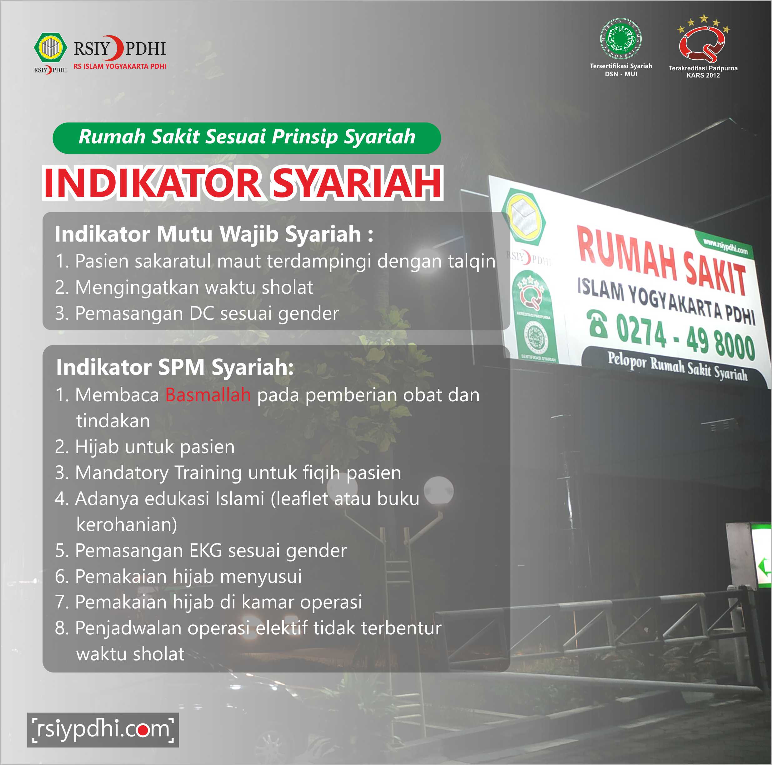 Pelayanan RS Syariah