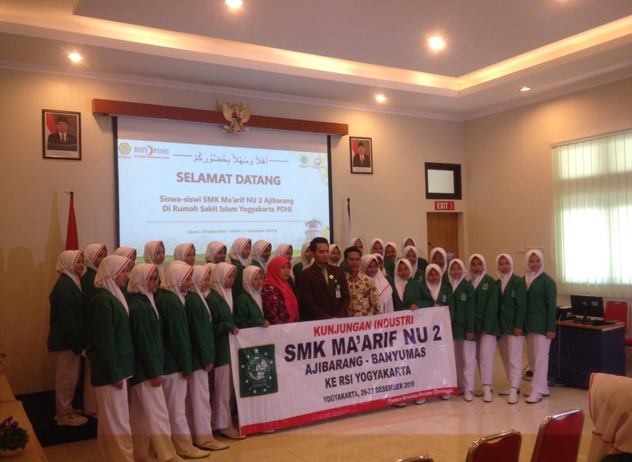 RSIY PDHI Terima Kunjungan Industri SMK Ma’arif NU 2 Ajibarang