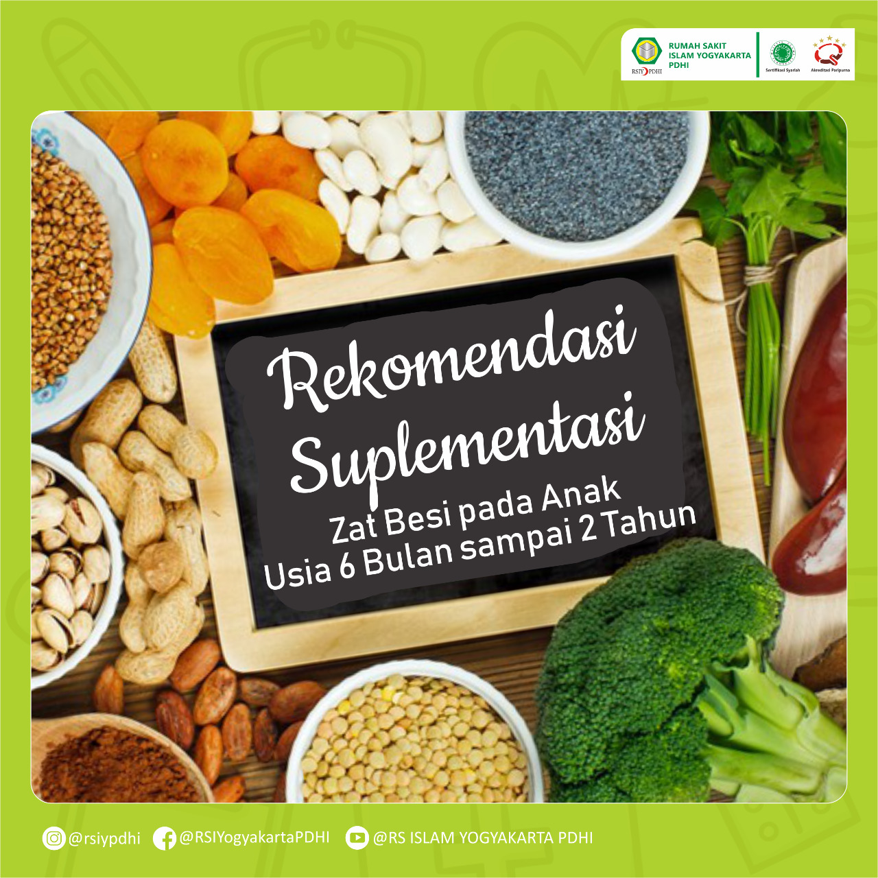 Rekomendasi Suplementasi Zat Besi pada Anak Usia 6 Bulan sampai 2 Tahun
